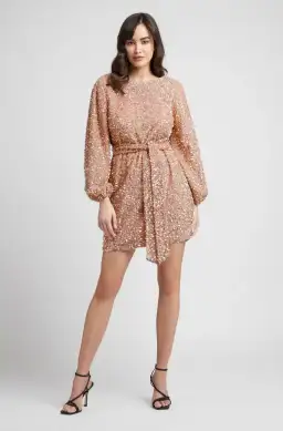 Sheike Xanadu Dress Gold Size AU 8 for rent on The Volte - image 3