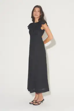 Hansen And Gretel Portofino Backless Midi Dress Black Size AU 10 for rent on The Volte - image 5