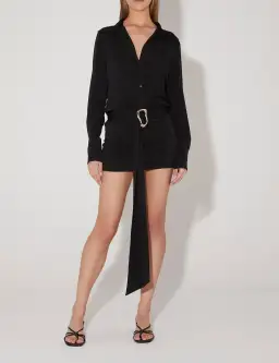 Hansen and Gretel Samphire Mini Dress Black Size 10