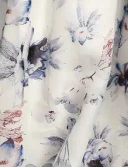 Bariano Josephine One Shoulder High Low Gown Floral Size 6 for rent on The Volte - image 5