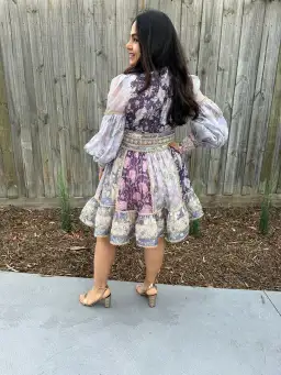 Zimmermann Celestial Mini Dress Multicolor Size 3 / Au 14 