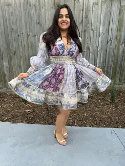 Zimmermann Celestial Mini Dress Multicolor Size 3 / Au 14 