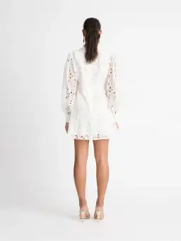 Sheike Sienna Lace Dress White Size AU 14  for rent on The Volte - image 2