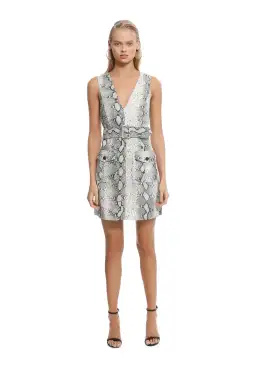Zimmermann Corsage Safari Dress Animal Print Size 1 / Au 10 for rent on The Volte - image 1