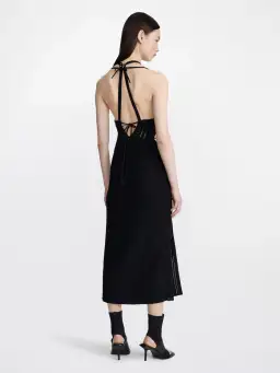 Dion Lee Crochet Tie Butterfly Dress Black Size 10 for rent on The Volte - image 3