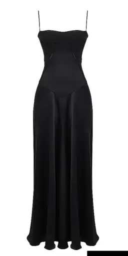 House of CB Anabella Lace Up Corset Maxi Dress in Black Size S /AU 8 for rent on The Volte - image 4