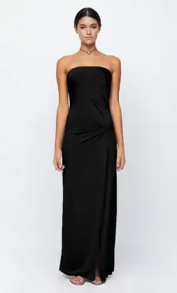 Bec & Bridge Petra Strapless Maxi Dress in Black Size 10 / M