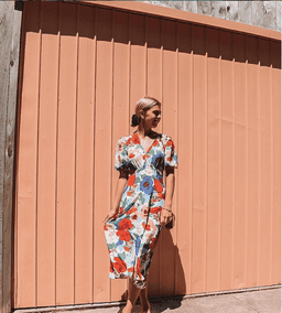 Faithful the Brand The Iris Dress Midi size 8 for rent on The Volte - image 2