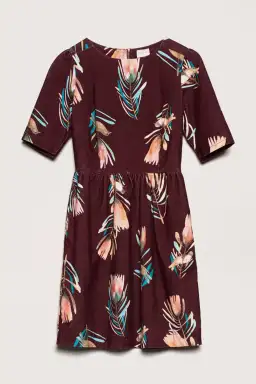 Gorman X Dana Kinter Sugarbush Cord Mini Dress Floral Size 10 for rent on The Volte - image 4