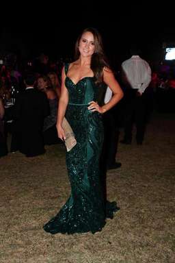 Elle Zeitoune HARRIS EMERALD GREEN GOWN for rent on The Volte - image 1