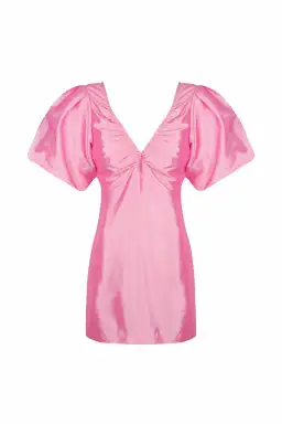 Hansen and Gretel Melinda Mini Dress Fuchsia Size 6 for rent on The Volte - image 4