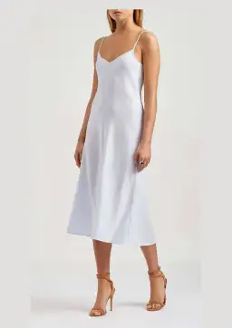 Scanlan and Theodore Silk Slip Dress Powder Blue Size 10 for rent on The Volte - image 1