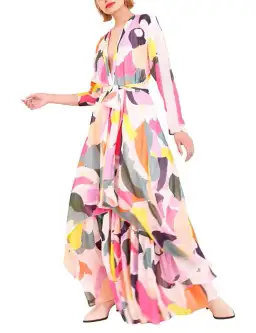 Ginger & Smart Colourful Dress Multi Size 10