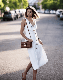 Viktoria and Woods Cardin Dress White 