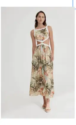 Significant Other Marino Dress Floral Size 6 for rent on The Volte - image 4