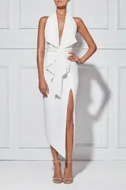 Misha Lorena Dress White Size 6 for rent on The Volte - image 2