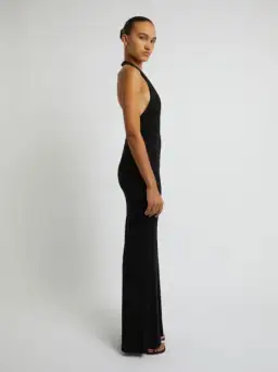 Christopher Esber Tailored Slope Halter Black Dress Size AU 6  for rent on The Volte - image 6