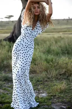 Rat & Boa Mariella Maxi Dress Print Size XS / Au 6 for rent on The Volte - image 2