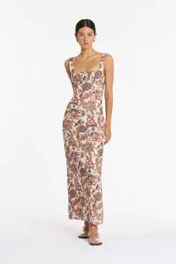 Sir The Label Bettina Midi Dress Wiltshire Floral Size 2/ Au10