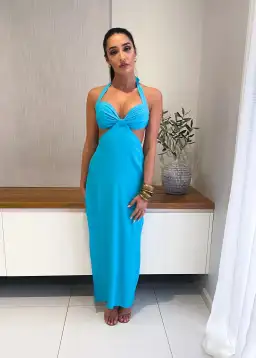 Arcina Ori Siena Dress Blue Size S / AU 8