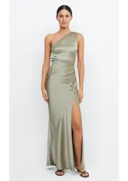 Bec & Bridge The Dreamer Asym Dress Sage Size 10 for rent on The Volte - image 2