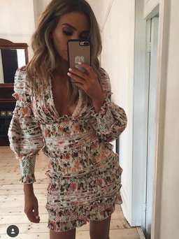 Zimmermann Radiate Smocked Dress Size 8