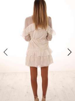 Stevie May White Flow Mini Dress for rent on The Volte - image 3