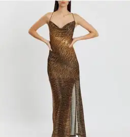 Hansen and Gretel Lopez Maxi Dress Print Size M / Au 10