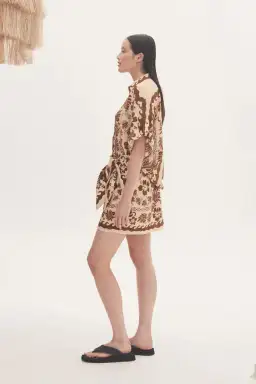 Alemais Tropics Shirt and Sarong Skirt Set Print Size 10/12 for rent on The Volte - image 2