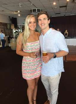 By Johnny Neon Weave Pocket Mini Dress Multi Size 14  for rent on The Volte - image 2