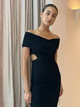 Camilla and Marc Toledo Dress Black Size 6 for rent on The Volte - image 2