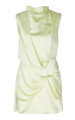 Acler Jasper Mini Dress Mint  Size 8 for rent on The Volte - image 2
