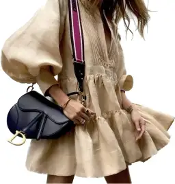 Shona Joy The Savoye Tuxedo Mini Dress Biscuit Size 6 for rent on The Volte - image 6