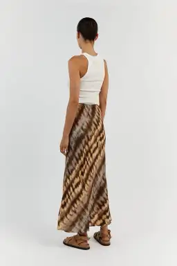 Dissh Gabi Drawstring Midi Skirt Tie Dye Multi Size AU 10 for rent on The Volte - image 2