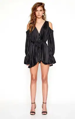 Alice McCall Sunkissed Playsuit Black Size 4 for rent on The Volte - image 1
