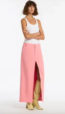 Sir The Label Giacomo Split Skirt In Pink Size 0P / AU 4 for rent on The Volte - image 2