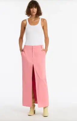 Sir The Label Giacomo Split Skirt In Pink Size 0P / AU 4 for rent on The Volte - image 3