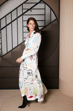 Mackenzie Mode The Mode Midi Dress Multi Size 10 for rent on The Volte - image 2