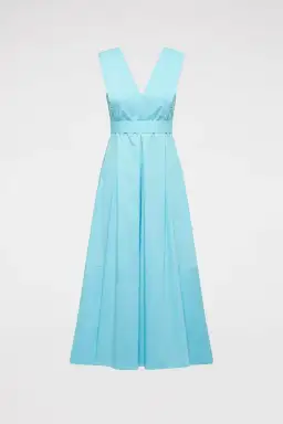 Scanlan Theodore Parachute Panelled Dress Blue Size 8 / S for rent on The Volte - image 5