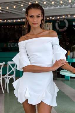 Maurie and Eve Jagger Dress - White