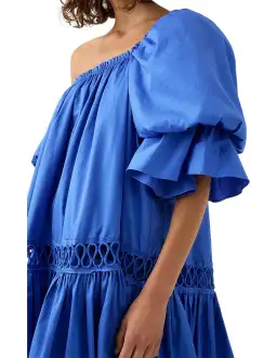 Aje Inspiration Mini Dress in Blue Size 10 for rent on The Volte - image 5