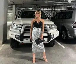 Sheike Glitz and Glam Skirt Silver Size XS / AU 6 for rent on The Volte - image 1