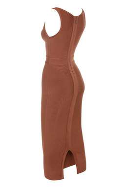 House of CB Feray Midi Dress Rust Size 8 for rent on The Volte - image 2