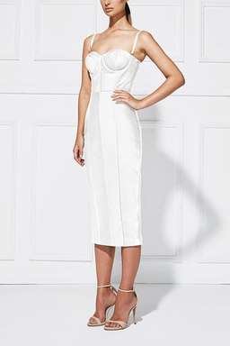 MISHA Byanca Quilted Dress Size 10/M for rent on The Volte - image 1