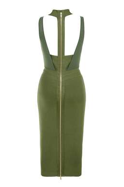 House of CB Caruso Midi Dress Green Size 8 for rent on The Volte - image 5