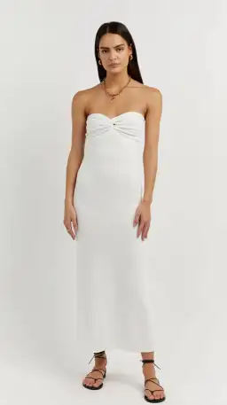 Dissh Anika Kniit Dress Off White Size S / Au 8 for rent on The Volte - image 1