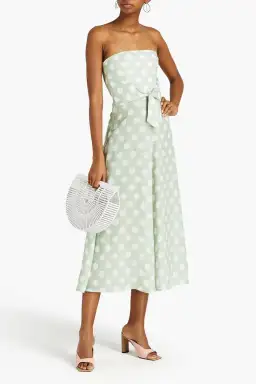 Zimmermann Riders Tie Waist Midi Dress Mint Size 1 / AU 10