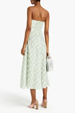 Zimmermann Riders Tie Waist Midi Dress Mint Size 1 / AU 10