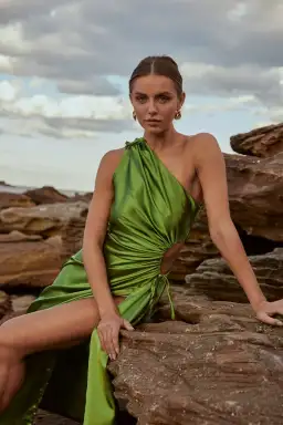 Sonya Moda Nour Maxi Dress Green Size Small / AU 8