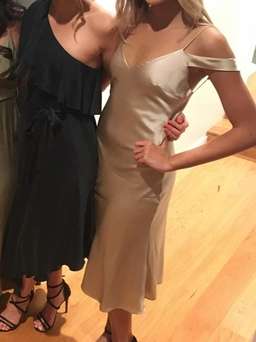 Hansen & Gretel Slip Dress Gold Size 8 for rent on The Volte - image 4